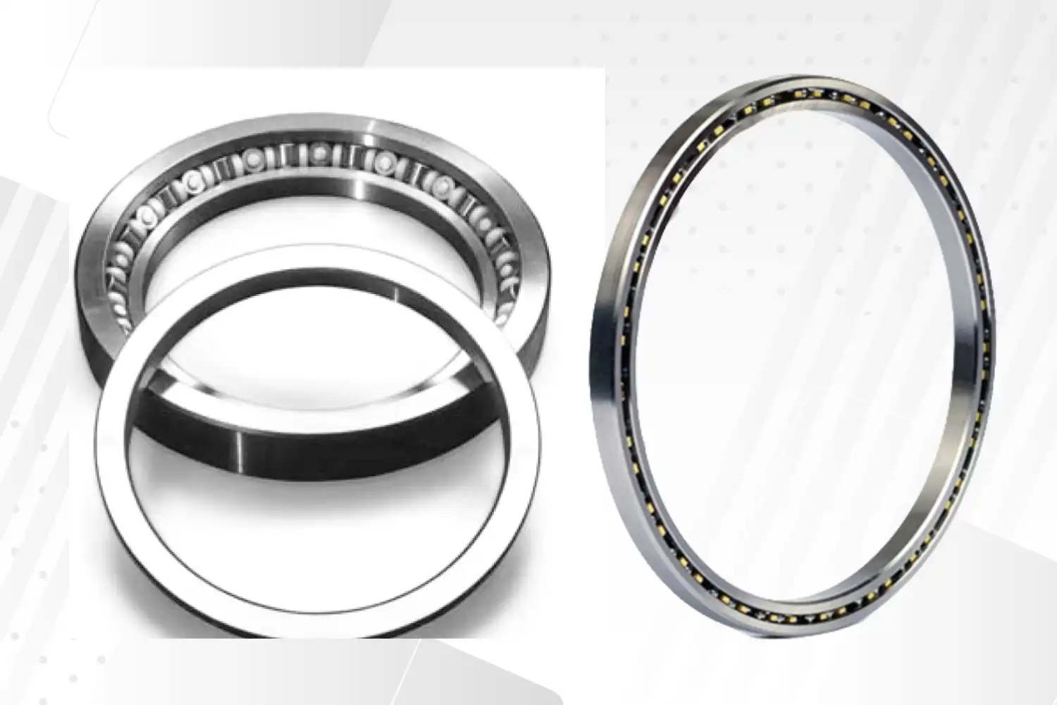 Ultra-Slim Type X Thin Section Bearings for Compact Machines