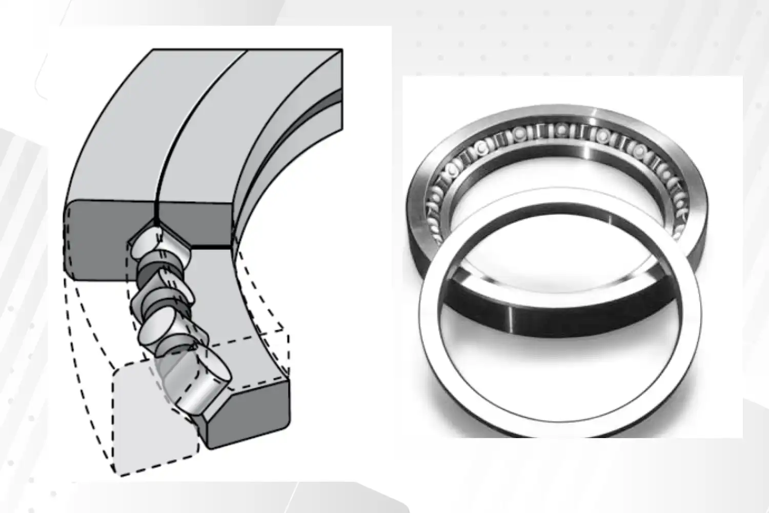 Ultra-Slim Type X Thin Section Bearings for Compact Machines