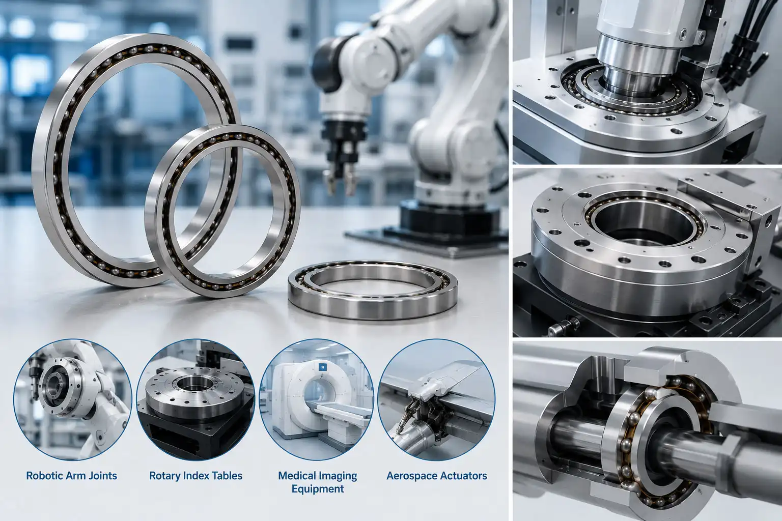 Type X Thin Section Bearings for Automation Systems
