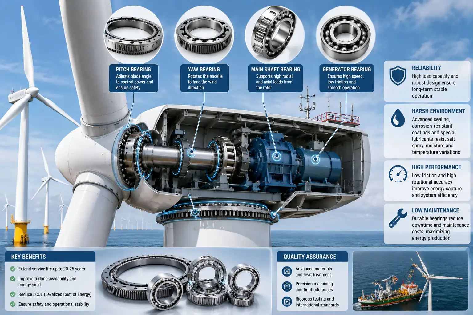 Bearings for Wind Turbines: Performance and Reliability Bearings for Wind Turbines: Performance and Reliability