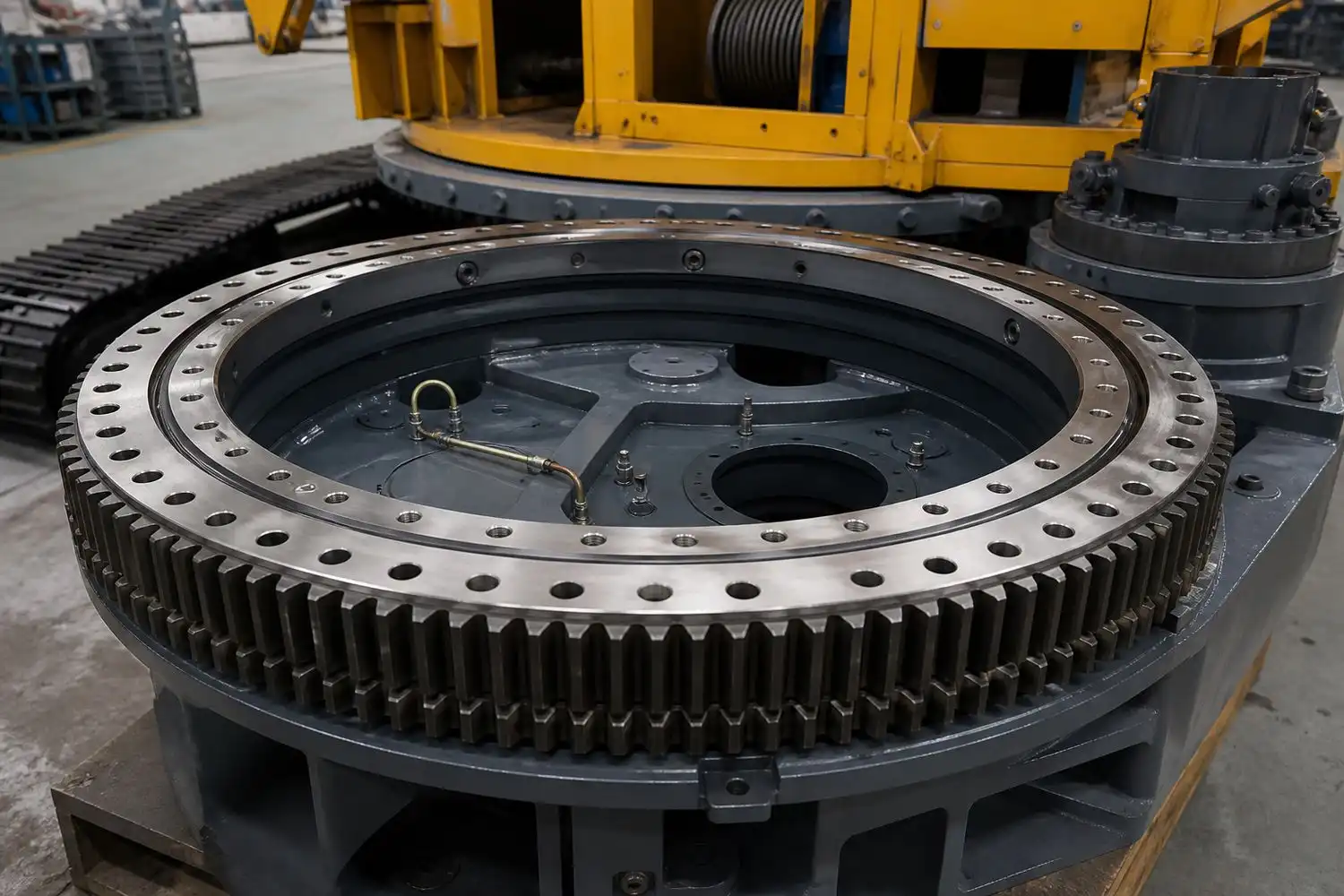 External Gear Slewing Bearing: Crane & Excavator OEM Solution