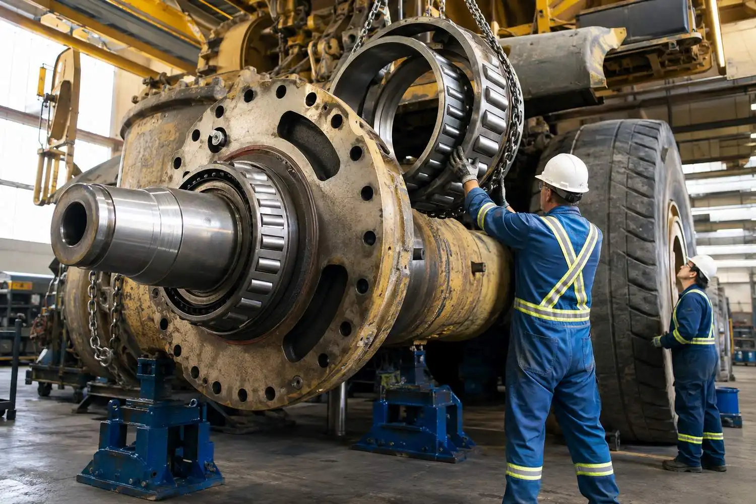 How Do Large Tapered Roller Bearings Improve Load Capacity?