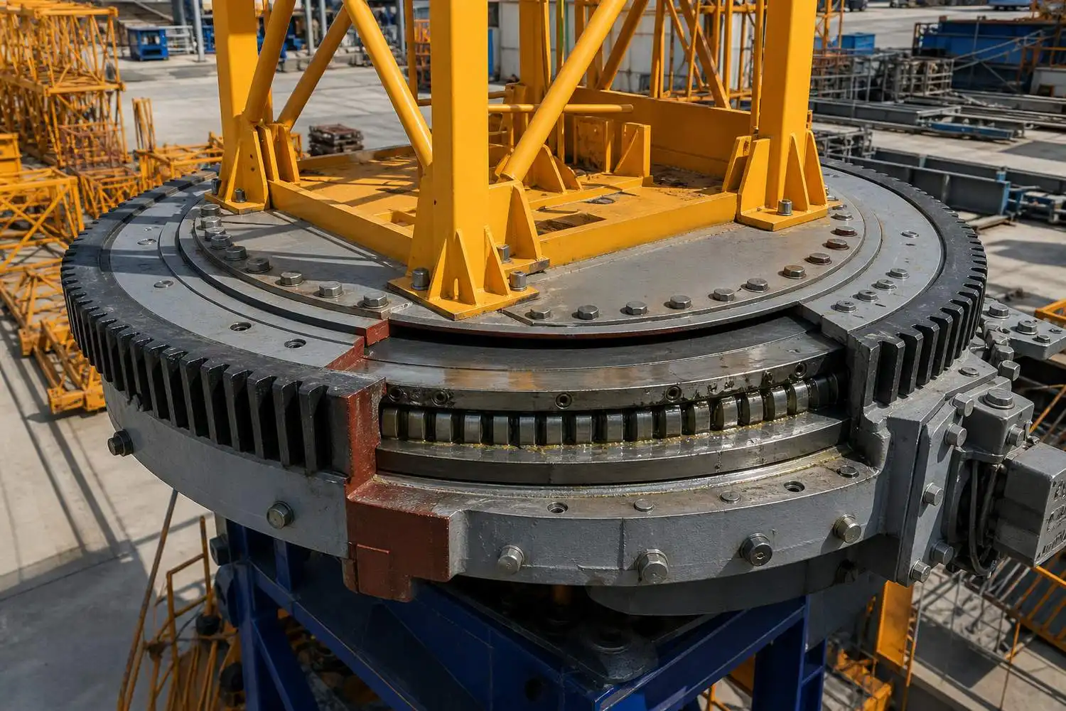 How Do Slewing Rings Handle Combined Axial and Moment Loads?