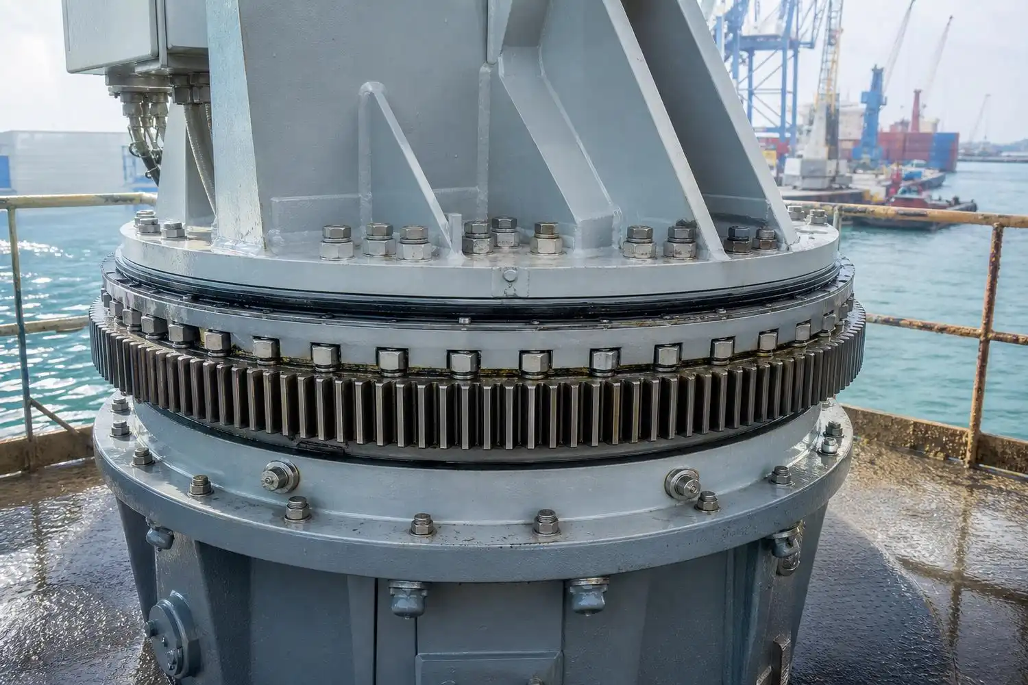 How Long Does a Crane Slewing Bearing Last in Marine Use?