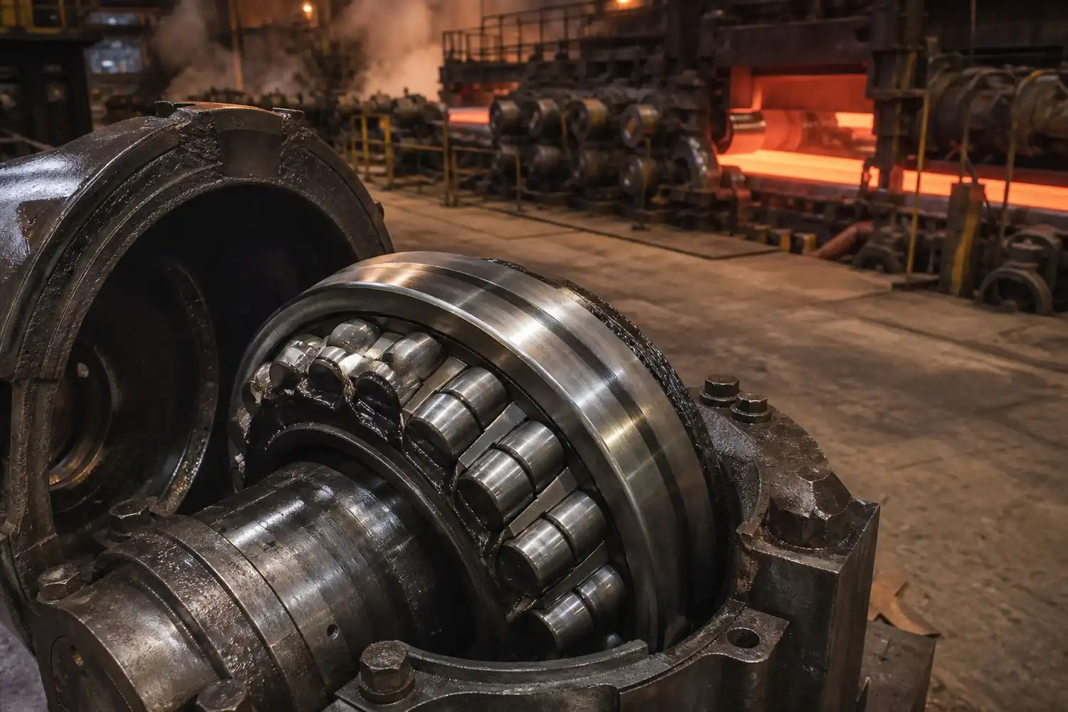 Double Row Spherical Roller Bearing: 500°C Heat-Resistant Design