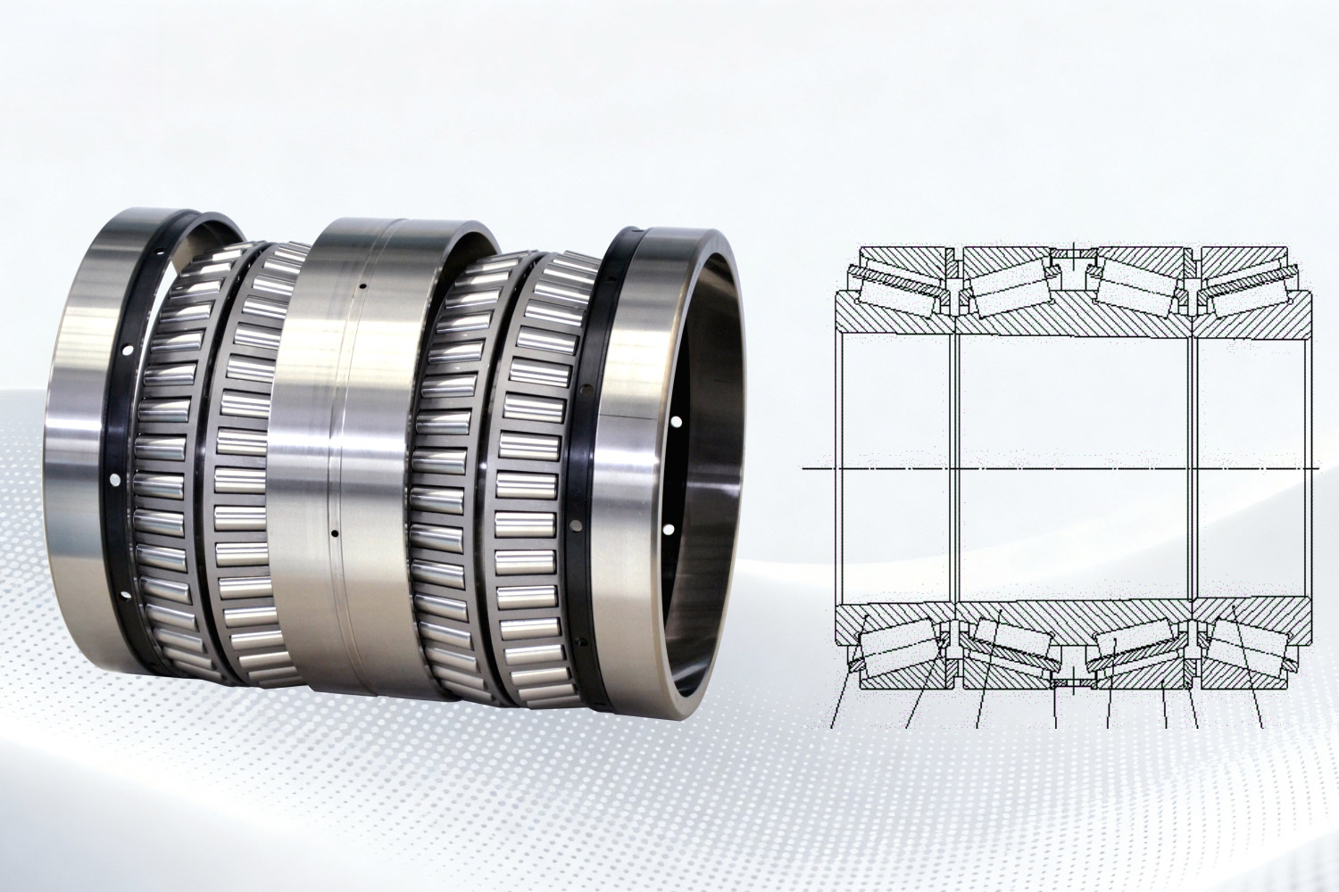 How to Install and Align a Four Row Tapered Roller Bearing Correctly?