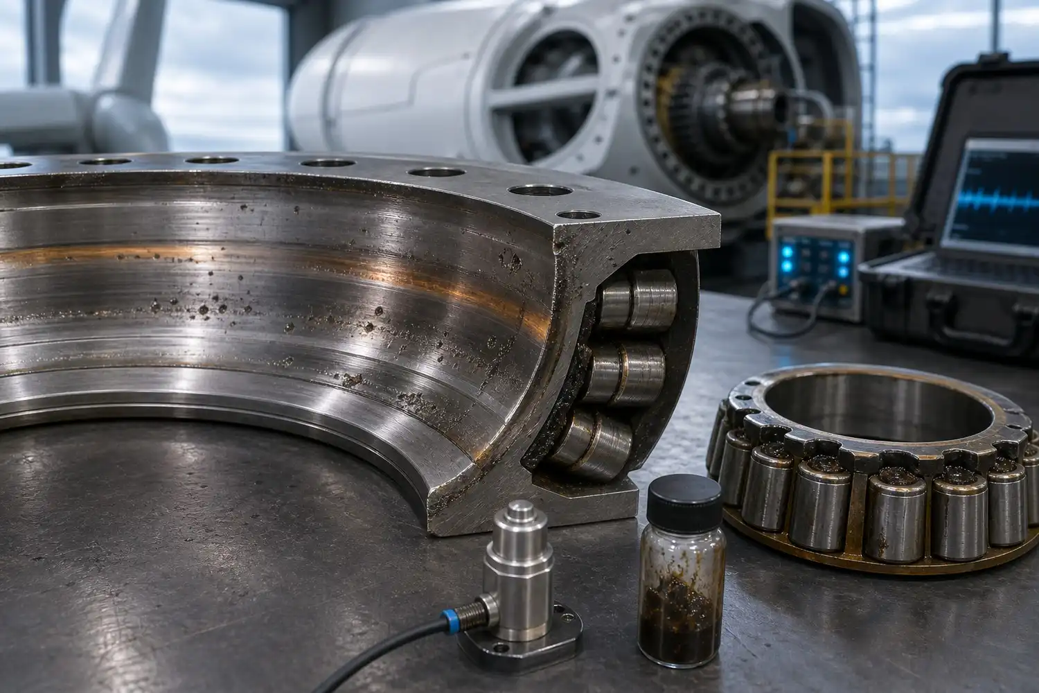 What Causes Premature Failure in Wind Turbine Bearings?