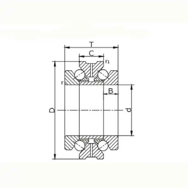 Double Direction Angular Contact Thrust Ball Bearings